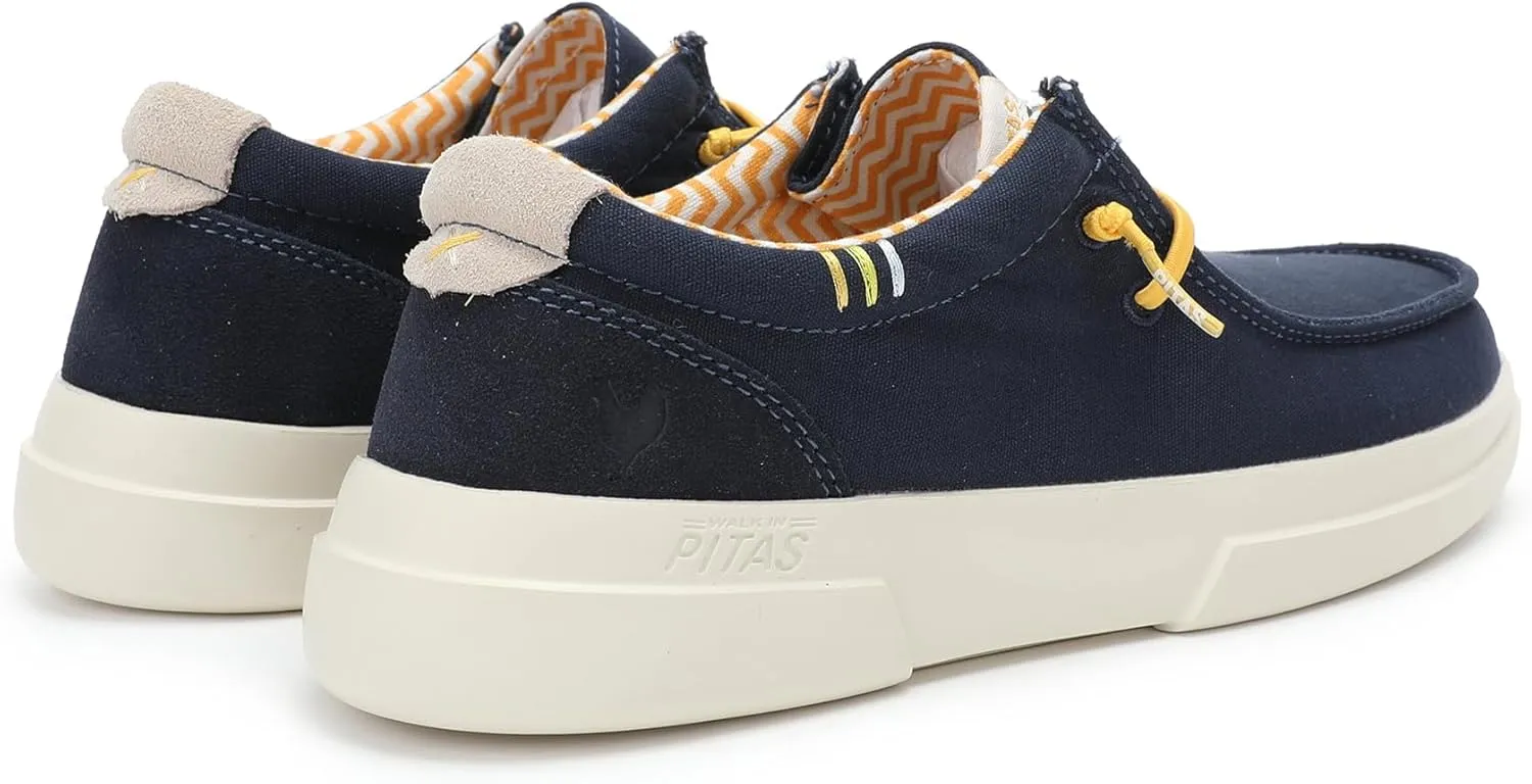 PITAS Sirmione Loafers for Women | Comfortable Casual Shoes | Women??s Ultralight Slip-On Shoes | Navy