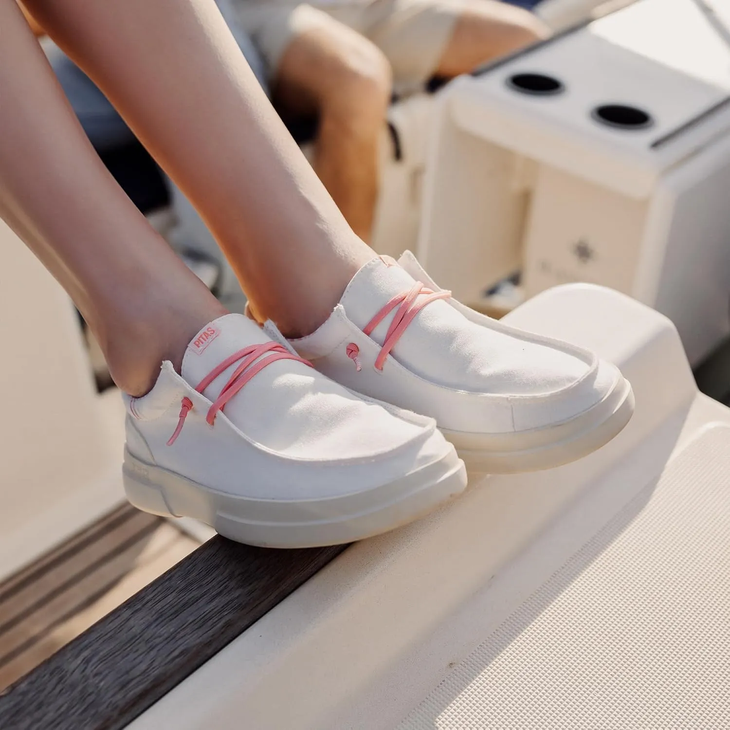 PITAS Sirmione Loafers for Women | Comfortable Casual Shoes | Women??s Ultralight Slip-On Shoes | Navy