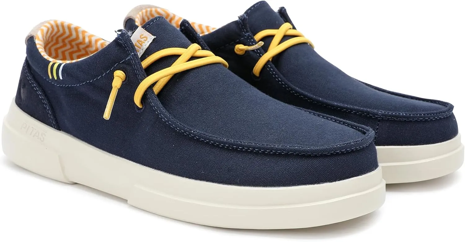 PITAS Sirmione Loafers for Women | Comfortable Casual Shoes | Women??s Ultralight Slip-On Shoes | Navy