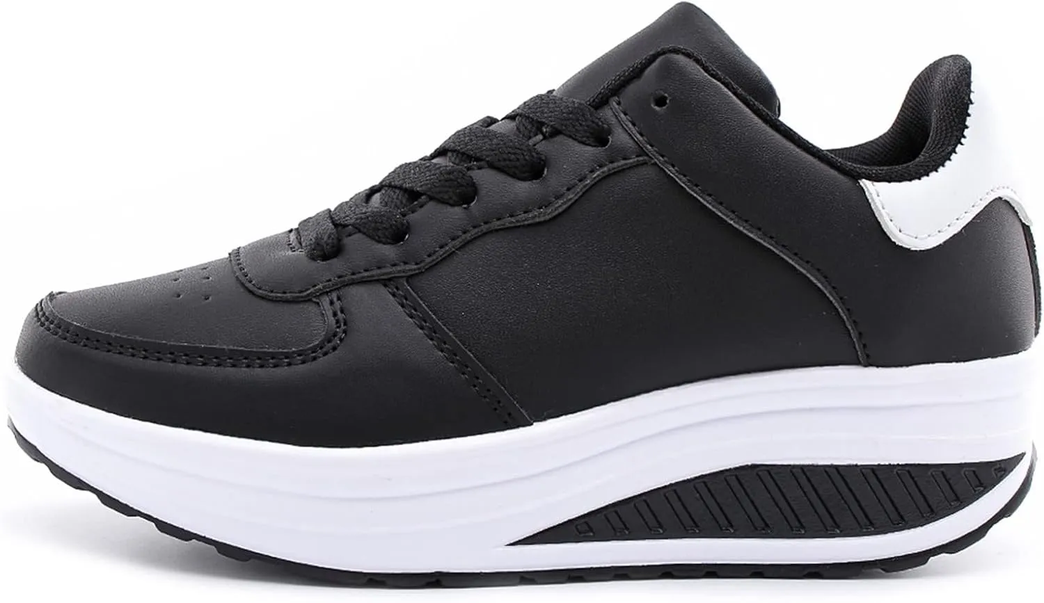 Platform Sneakers for Women 6 Wide Comfy Sandals Shoes Women Dressy Cute Wide Toe Box Canvas Shoes Women Running Shoes for Women Black Zapatos Negros De Tacon Con Plataforma para Mujer