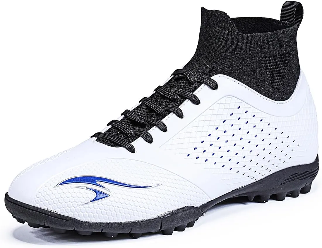 Professional Men's Outdoor Indoor Training Sports Football Shoes, Lightweight and Breathable Cleats Shoes