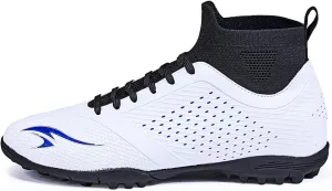 Professional Men's Outdoor Indoor Training Sports Football Shoes, Lightweight and Breathable Cleats Shoes
