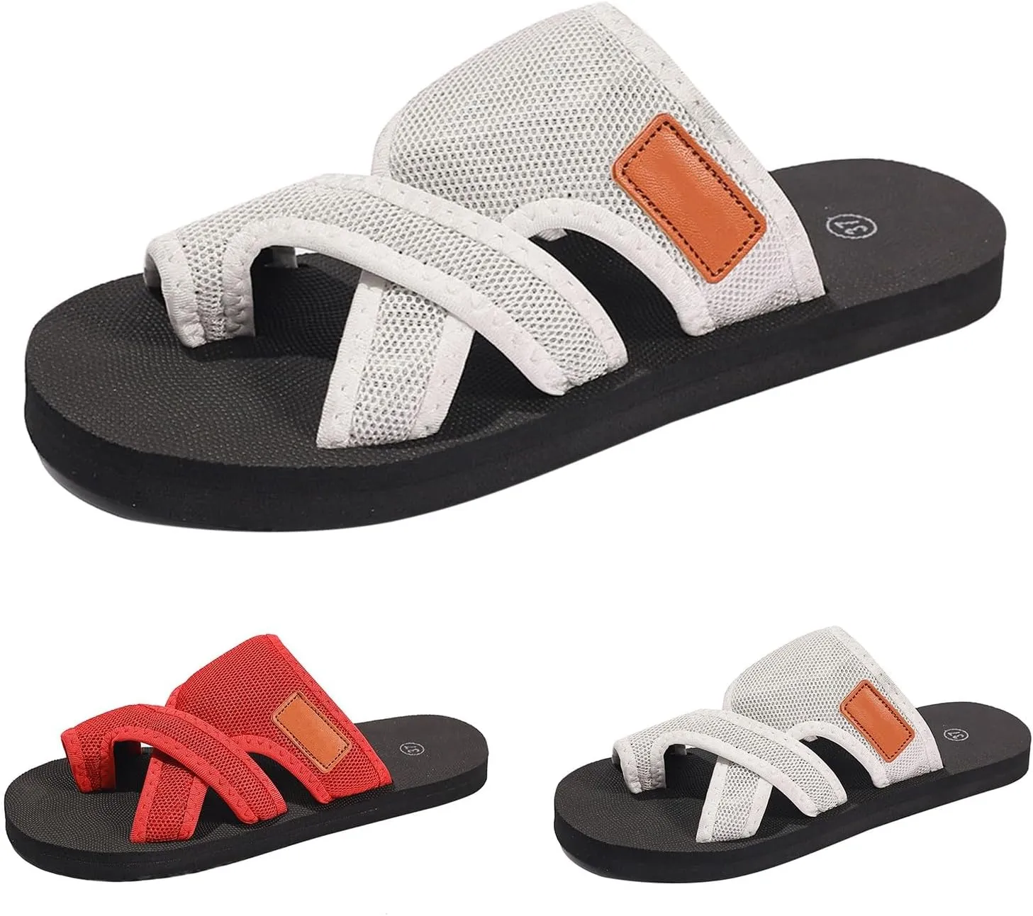 Sandals for Women Wedge Shoes: Comfortable Orthopedic Sandals Womens Summer Flip Flops Casual Walking Wedges