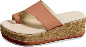 Sandals Women's Summer Comfortable Platform Mules Breathable Beach Outdoor Shoes Trendy