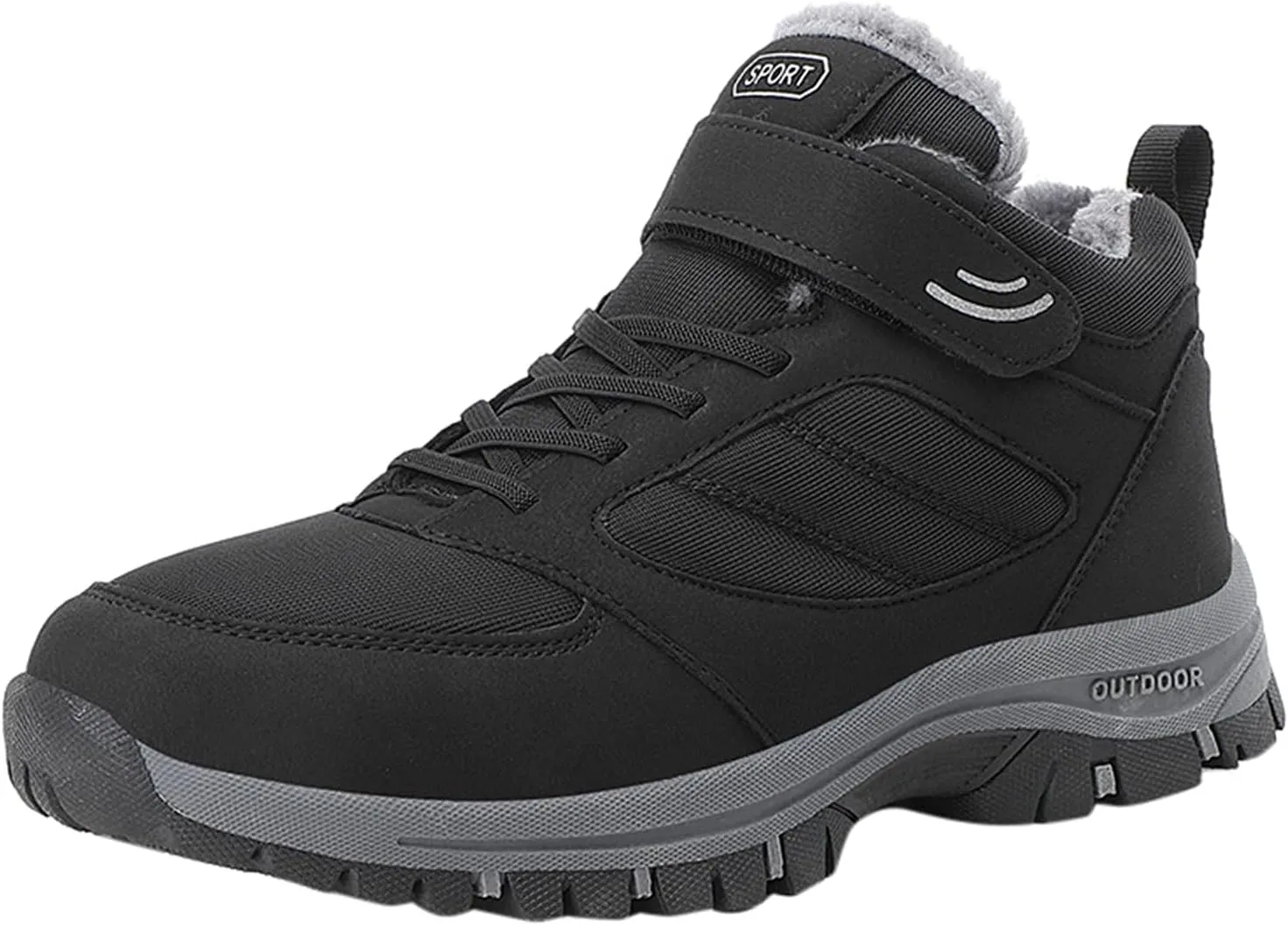 SBGMoSJ Winter Boots for Women Wide Width 11 Womens 11.5 Extra Wide Width Non Slip Winter Boots Winter Boots Womens Size 11 Ladies Waterproof Winter Boots Wide Tall Black Winter Boots for Women