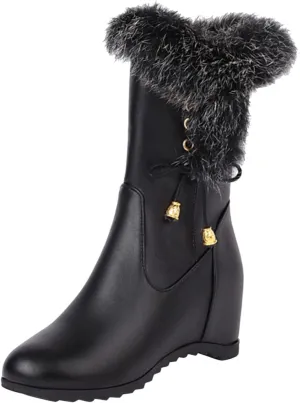 Short Winter Boots for Women Low Heel Puffer Snow Boots for Women Size 9 Womens Side Zipper Waterproof Winter Boots Womens Black Winter Boots Size 8 Botas Para Nieve E Invierno De Mujer