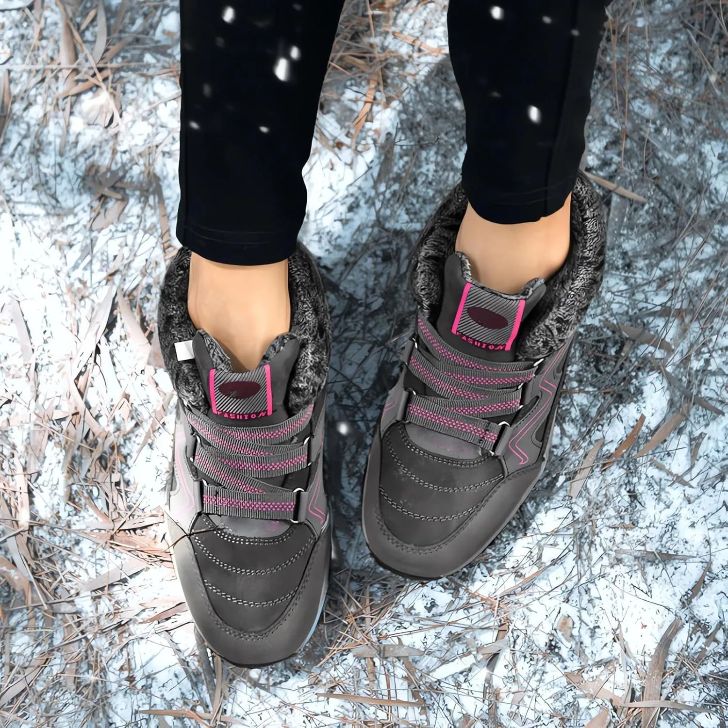 Size 11 Long Waterproof Women Snow Boot Womens Winter Boots Wide Width Waterproof Womens Winter Boots Knee High Women's Winter Boot Botas Para Mujer De Invierno Para La Nieve