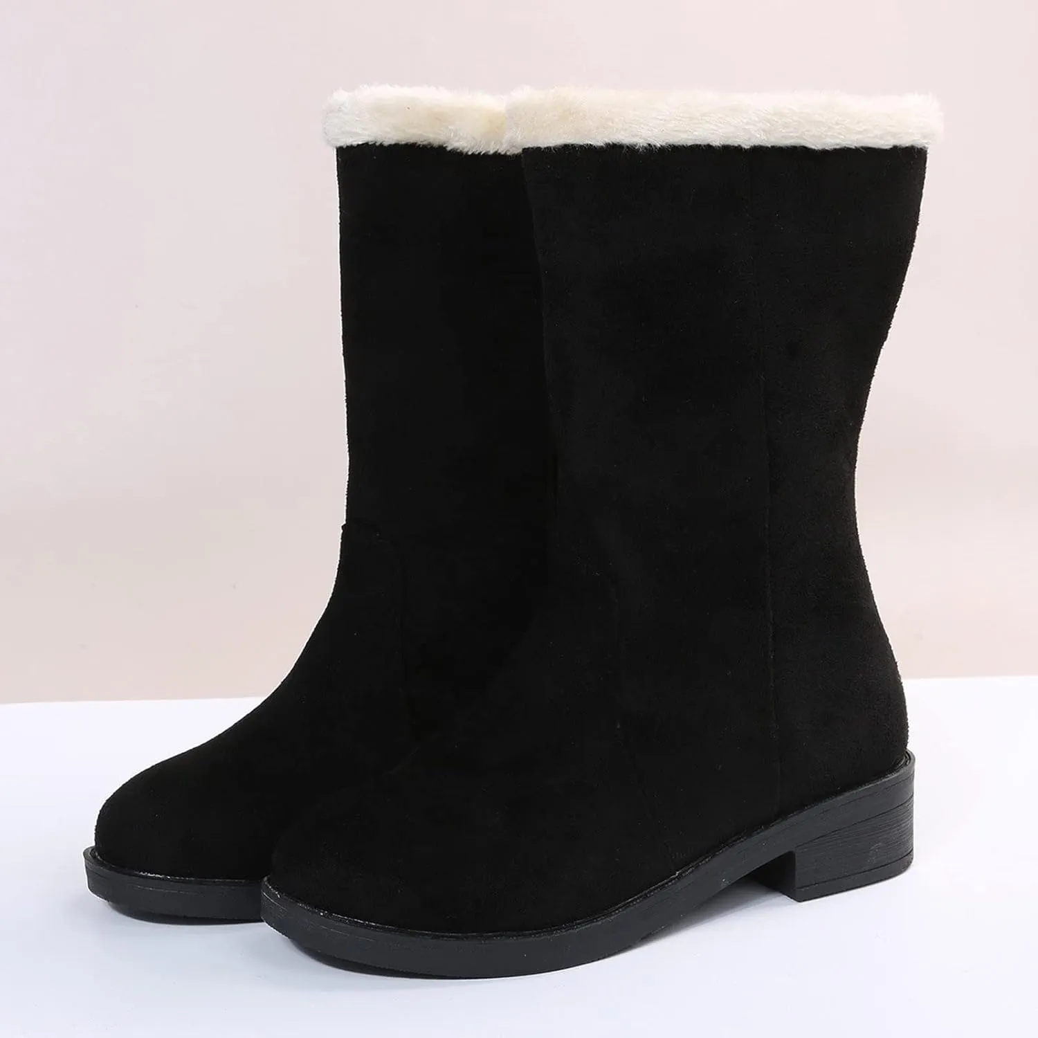 Snow Boot for Women Size 6 Snowboard Boots Womens 9.5 White Warm Winter Boots Women Wide Extra Wide Calf Winter Boots for Women Botas Para Nieve Mujer
