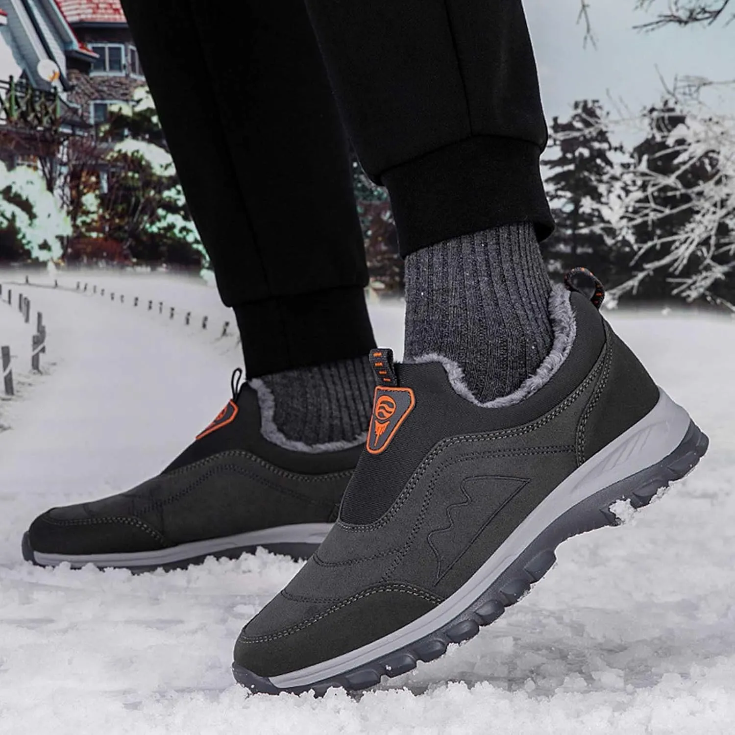 Snow Boots for Women Cute Size 11 Ankle Snow Boots Size 9 Wide for Women Winter Waterproof Booties Women Ankle Boots Womens Duck Boots Waterproof Size 11 Botas Invierno Mujer Negras