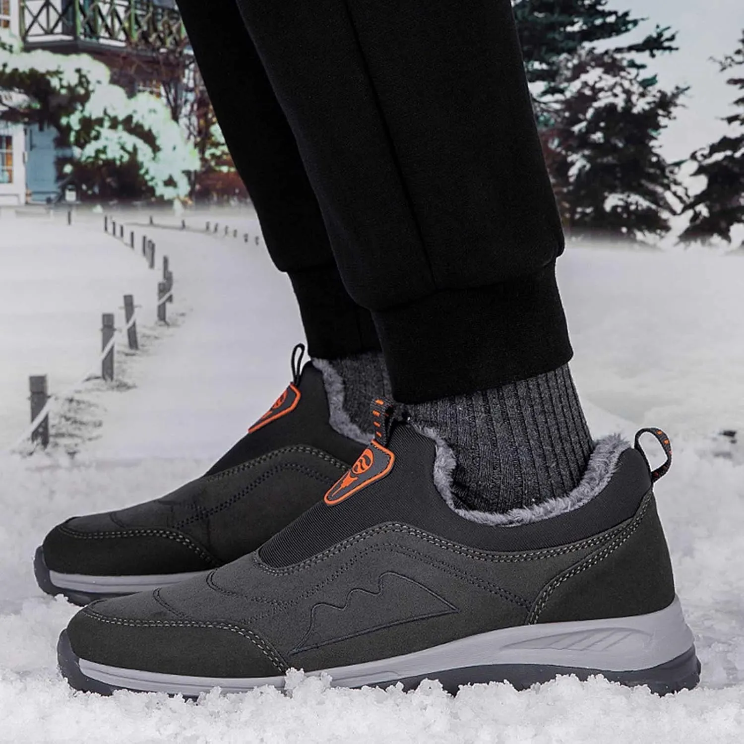 Snow Boots for Women Cute Size 11 Ankle Snow Boots Size 9 Wide for Women Winter Waterproof Booties Women Ankle Boots Womens Duck Boots Waterproof Size 11 Botas Invierno Mujer Negras