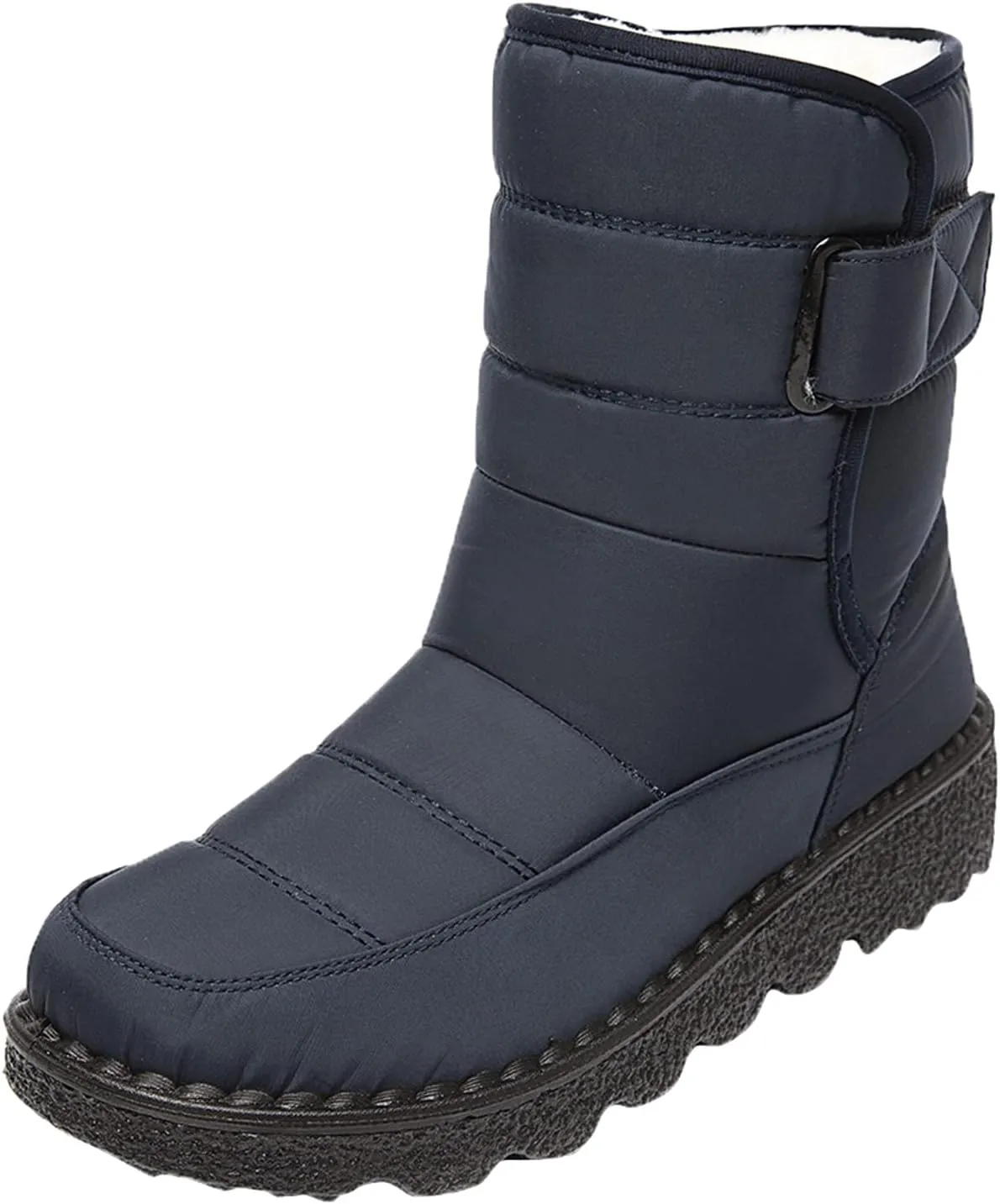 Snow Boots for Women Mid Calf Boots Women Winter Warm Outdoor Waterproof Comfortable Round Toe Platform Women Boots