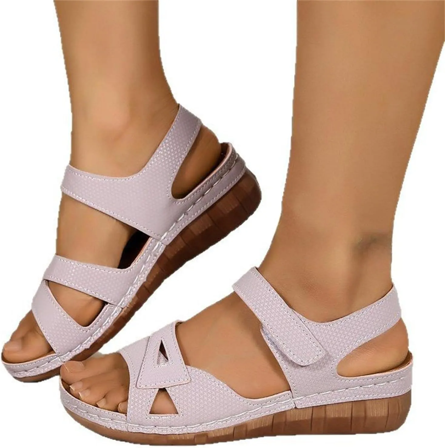 Summer Sandals For Women 2025 Comfortable Wedge Sandal Trendy Arch Upport Slip On Shoe Casual Orthopedic shoes