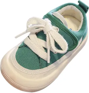 Toddler Baby Boys Lace Sneakers Flat Non Slip Lightweight Sport Shoes Outdoor Running First Walking Shoes for Kids