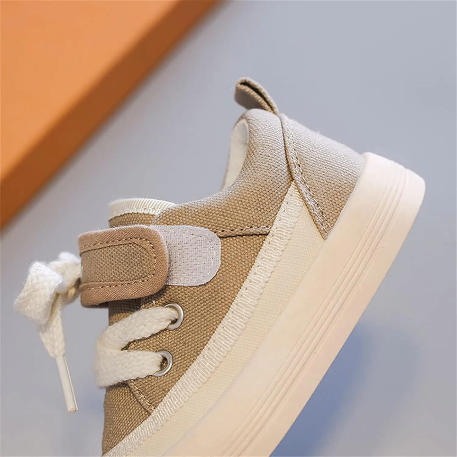 Toddler Baby Boys Lace Sneakers Flat Non Slip Lightweight Sport Shoes Outdoor Running First Walking Shoes for Kids