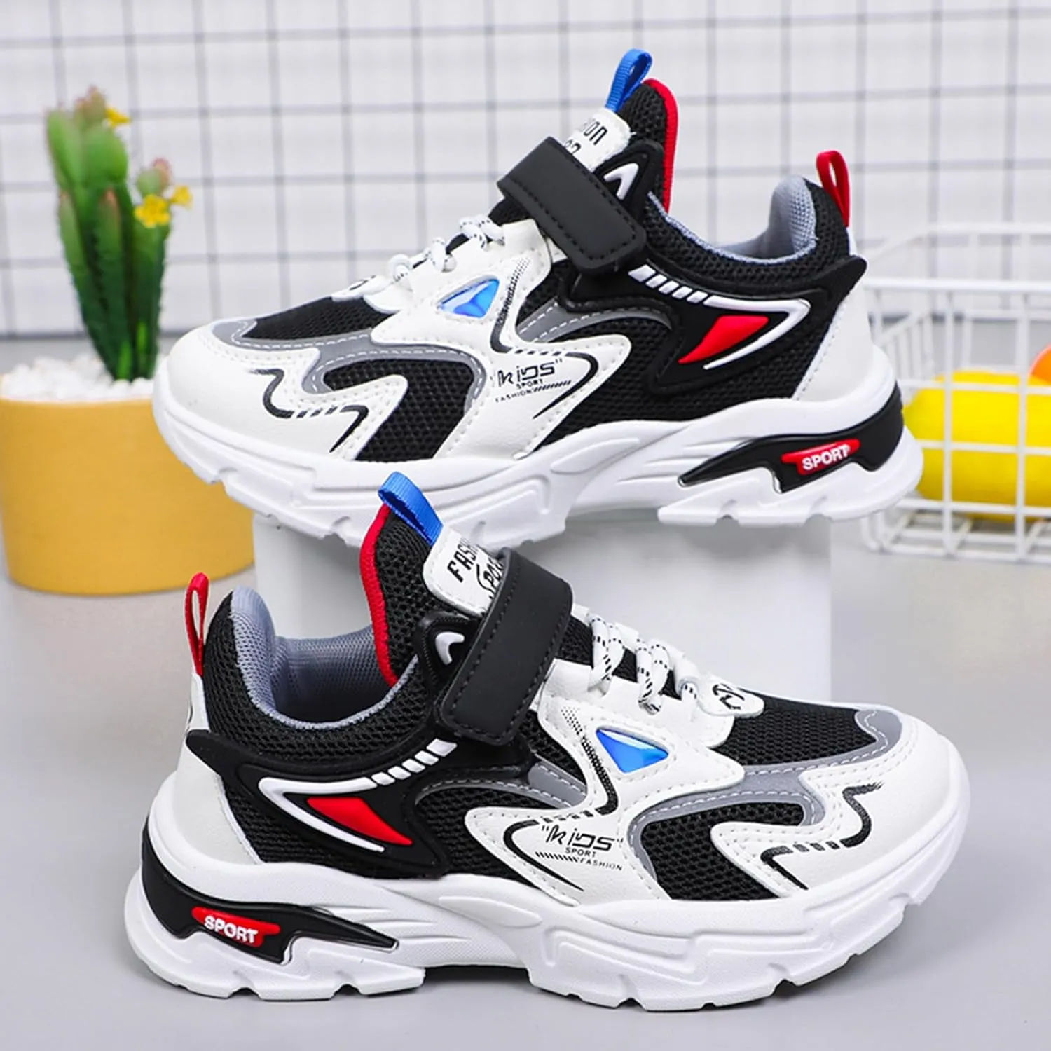 Toddler Kids Sports Sneaker for Boys and Girls Non Slip Lightweight Mesh Waterproof Shoes Walking Sports Casual Shoes