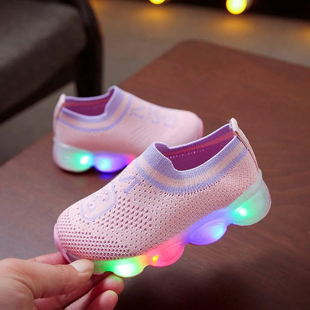 Toddler Shoes Girl 8 Shoes Mesh Toddler's Breathable Outdoors Casual Children's Leisure Sneaker Baby Shoes High Top Boy Sneakers