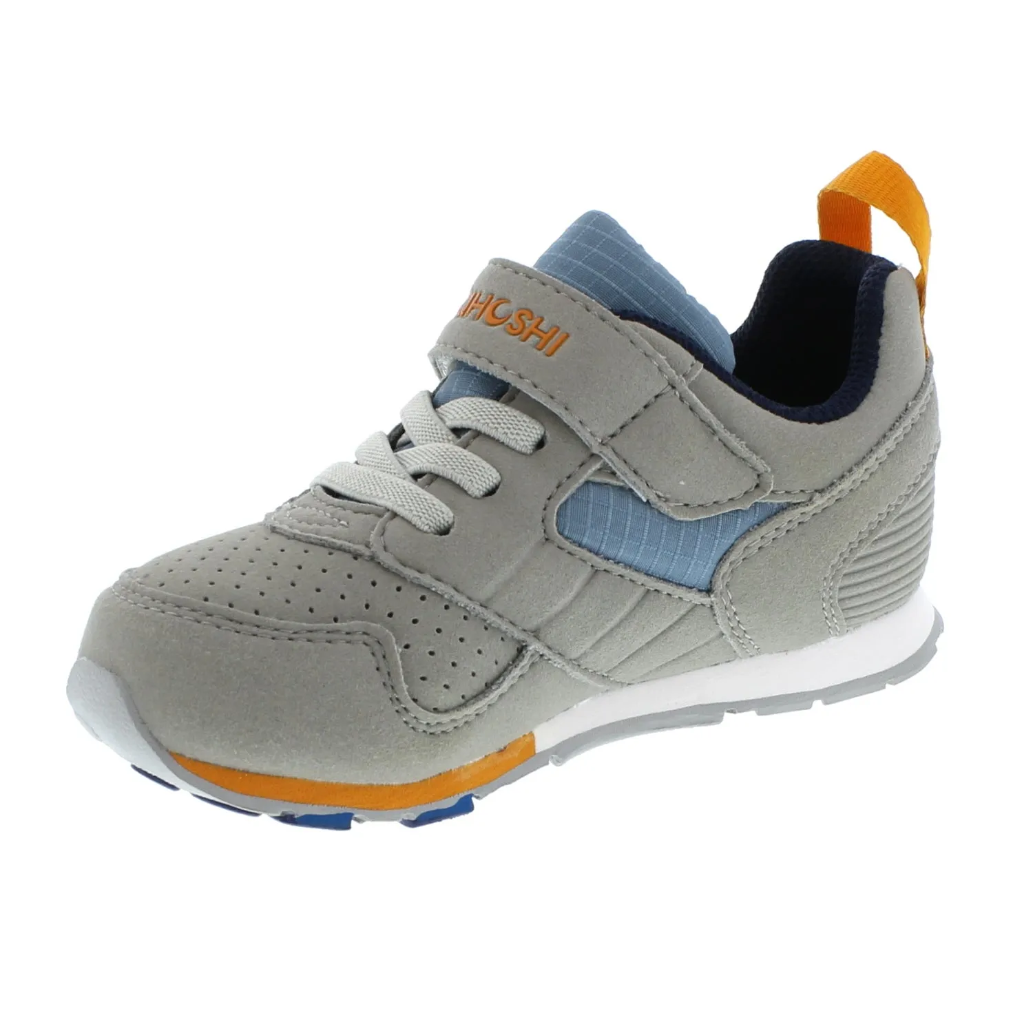 Tsukihoshi Racer | Gray/Sea Kids Sneakers