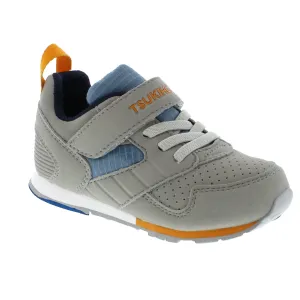 Tsukihoshi Racer | Gray/Sea Kids Sneakers
