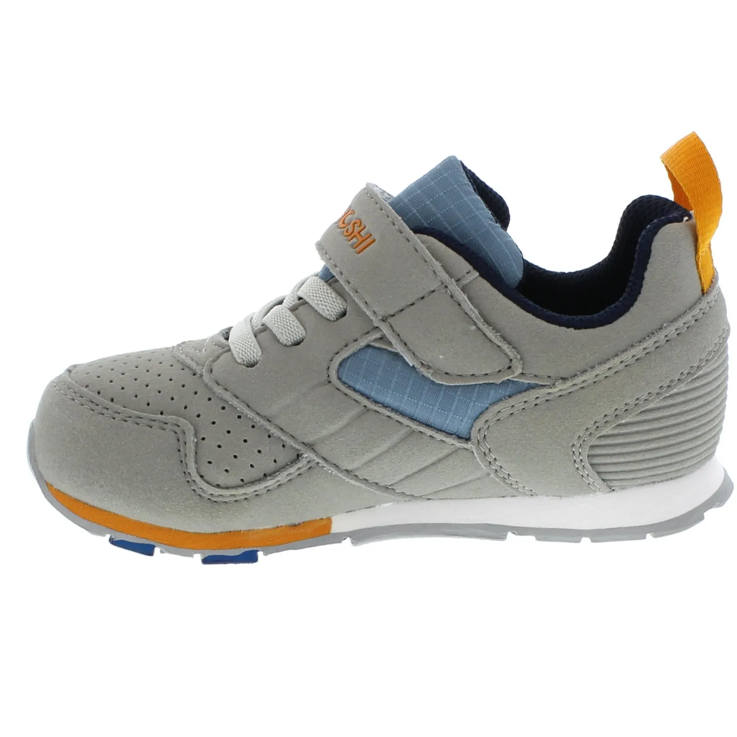 Tsukihoshi Racer | Gray/Sea Kids Sneakers