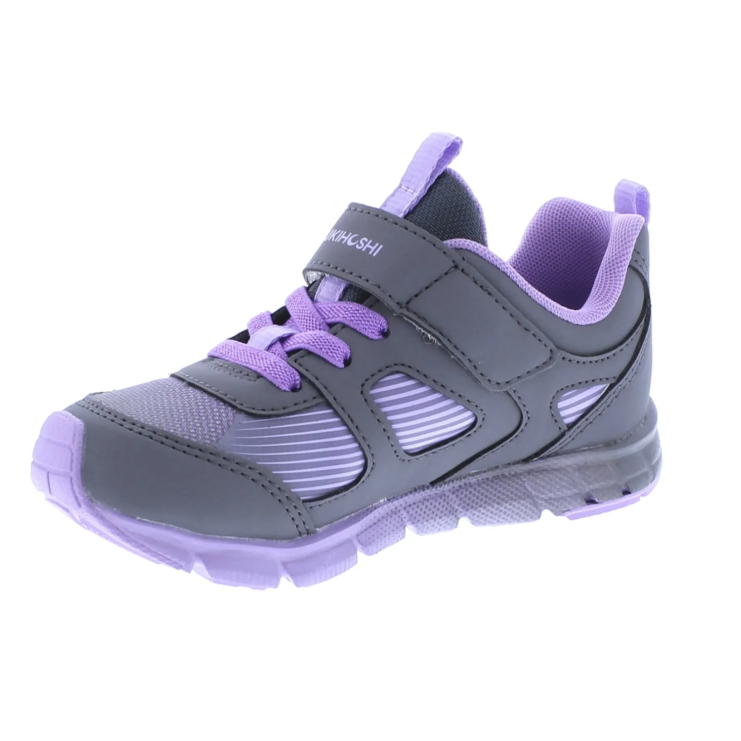 Tsukihoshi Streak | Ash/Purple Kids Sneakers