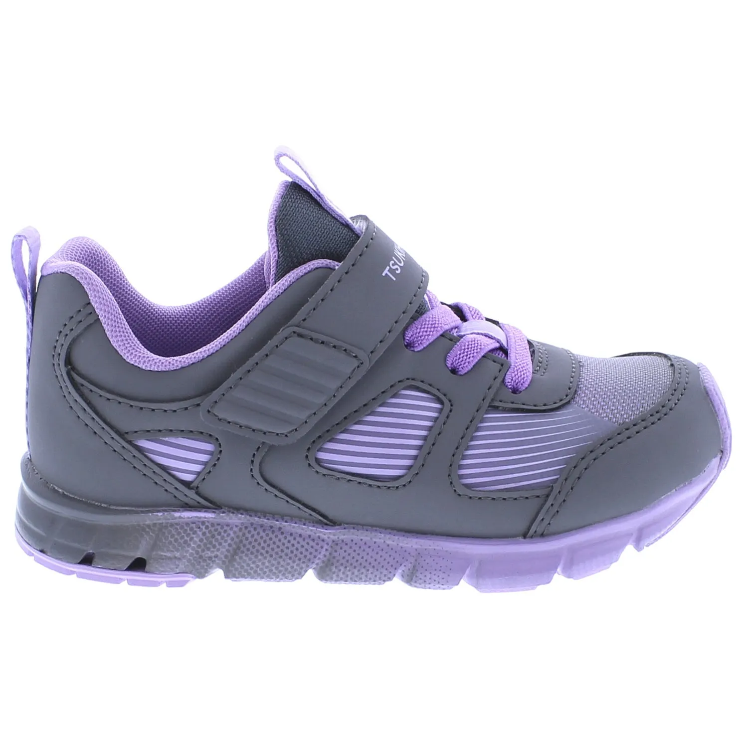 Tsukihoshi Streak | Ash/Purple Kids Sneakers