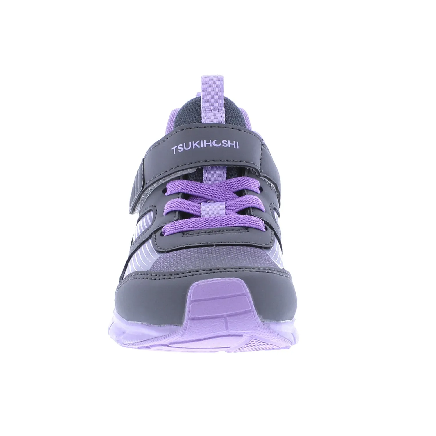 Tsukihoshi Streak | Ash/Purple Kids Sneakers