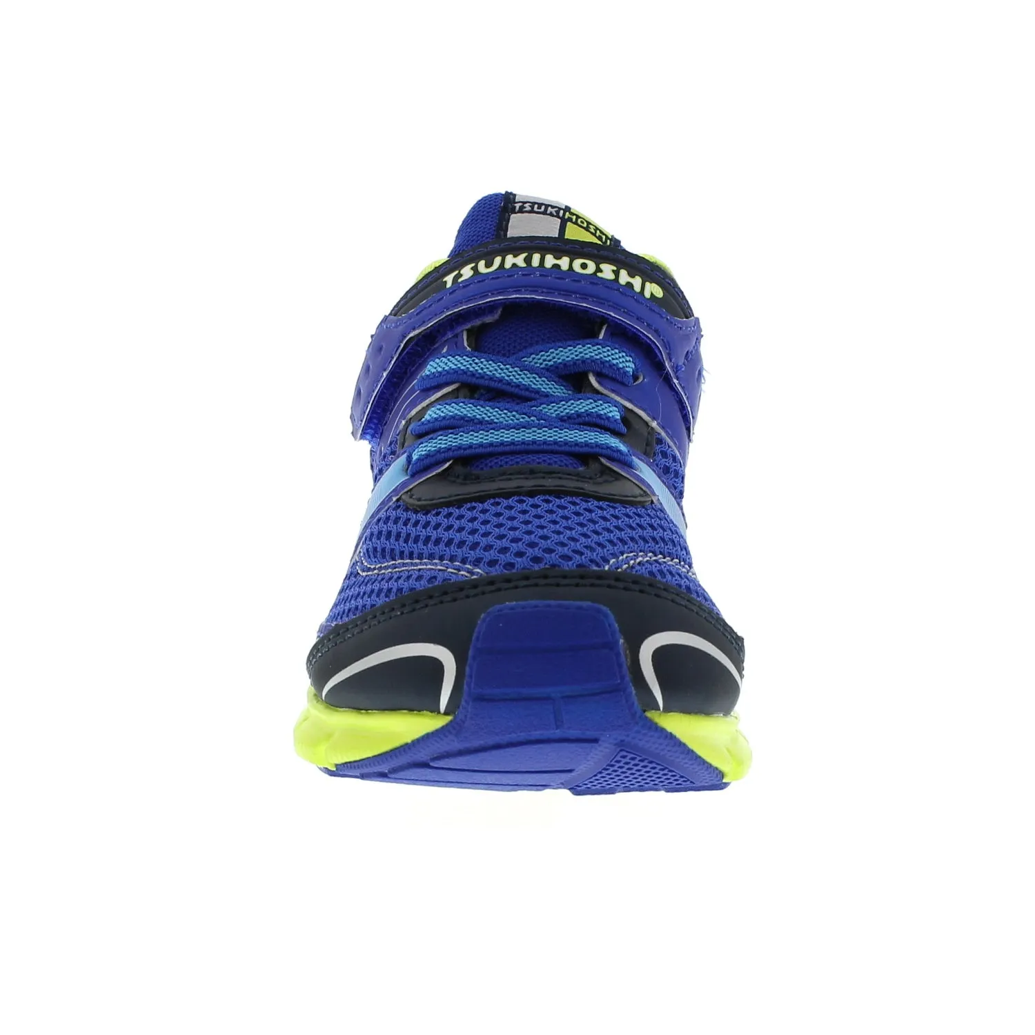 Tsukihoshi Velocity | Blue/Lime Youth Sneakers
