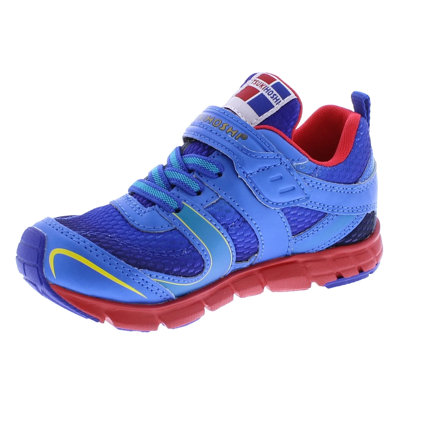 Tsukihoshi Velocity | Blue/Red Kids Sneakers