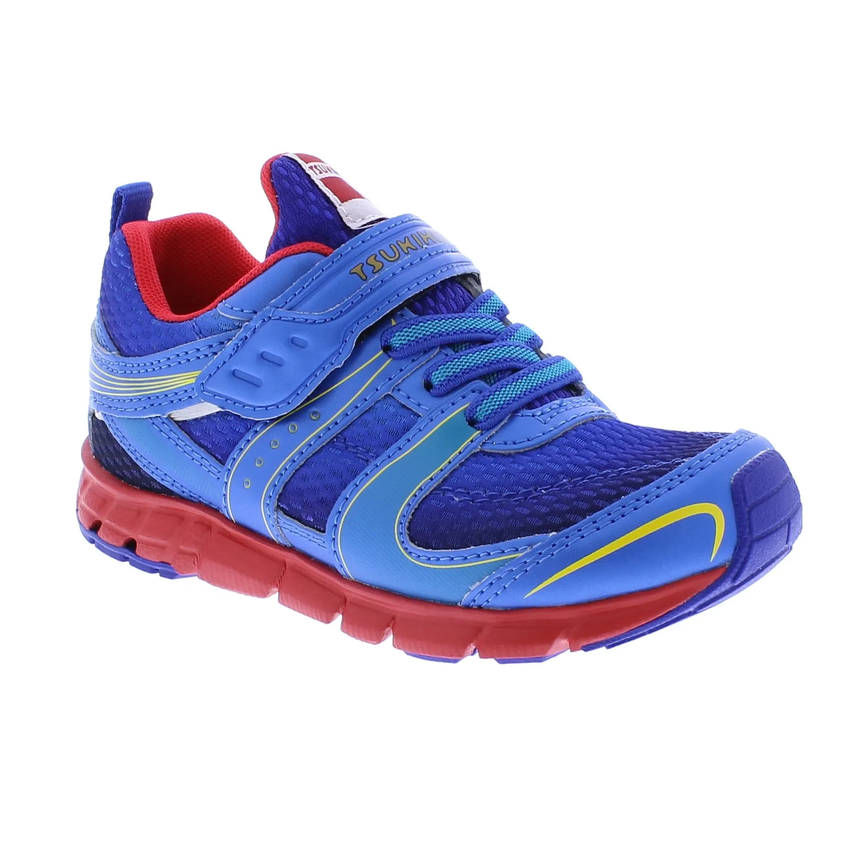 Tsukihoshi Velocity | Blue/Red Kids Sneakers