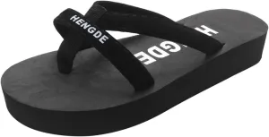 Walking Flip Flops Women Summer Non Slip Shoes Wedges Slippes Woman Outdoor Beach Slippers Sandals Casual Slippers
