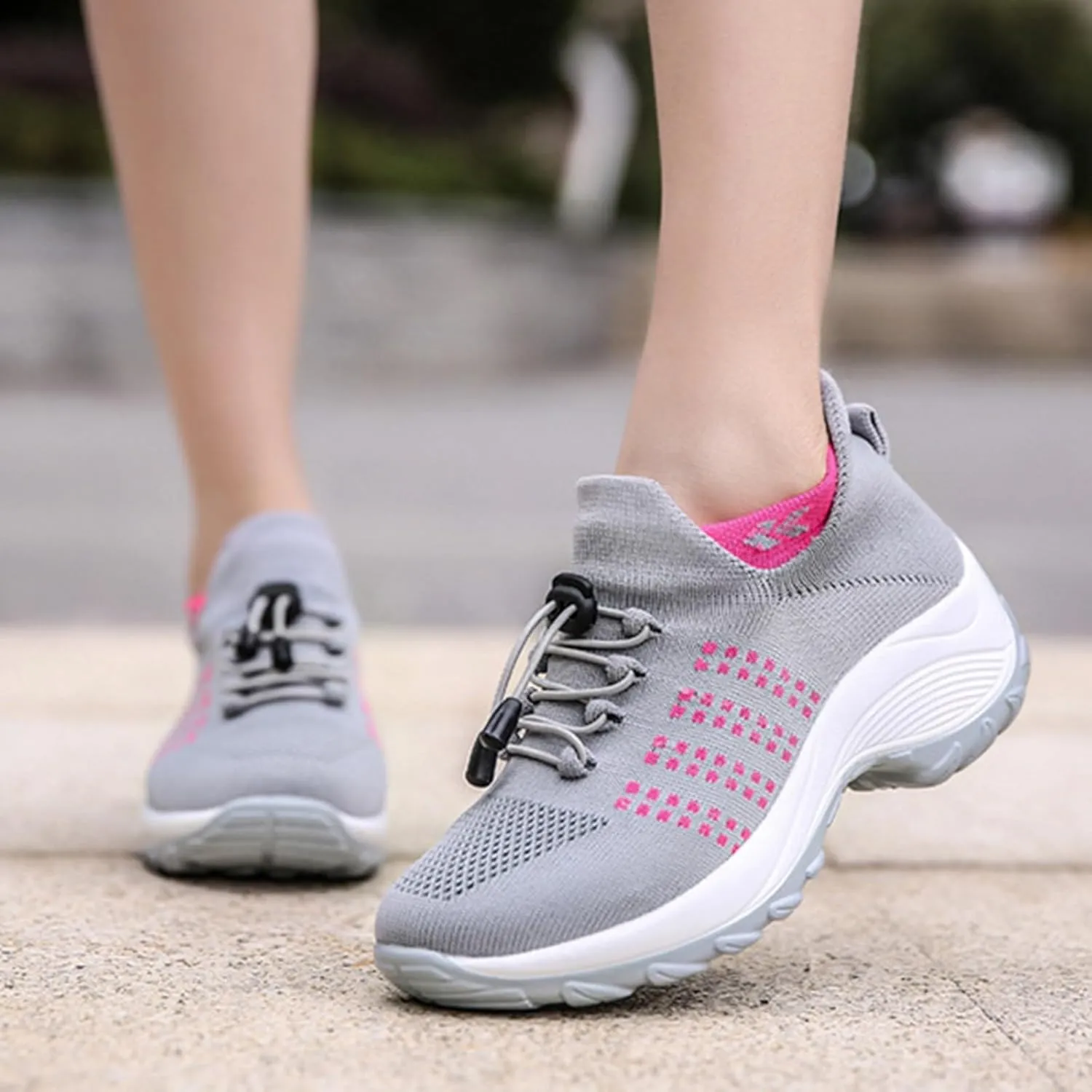 Walking Shoes Women 2025 Womens Running Shoe Lightweight Tennis Walk Shoe Mesh Breathable Gym Work Fashion Sneaker Athletic Comfortable Casual Shoes