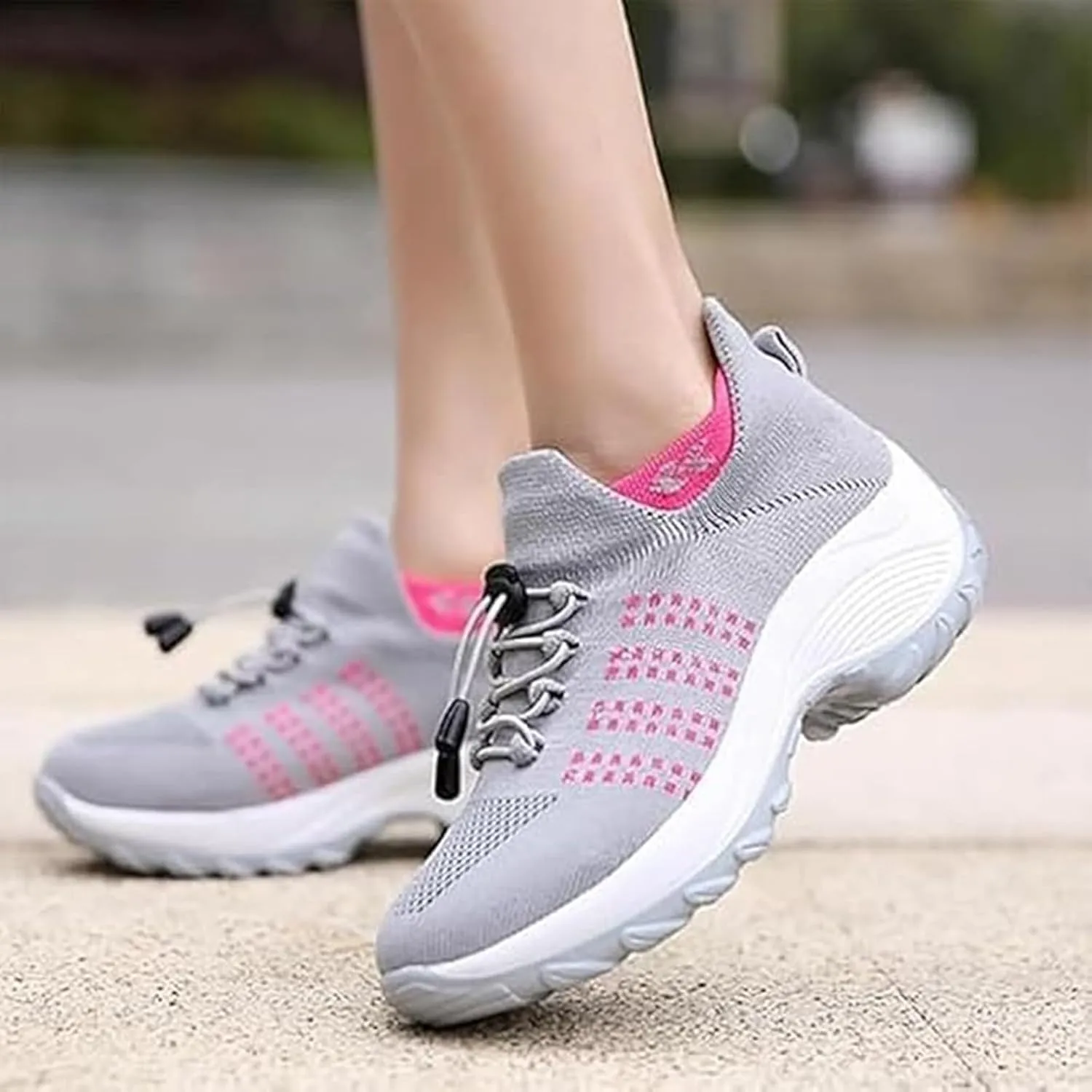 Walking Shoes Women 2025 Womens Running Shoe Lightweight Tennis Walk Shoe Mesh Breathable Gym Work Fashion Sneaker Athletic Comfortable Casual Shoes