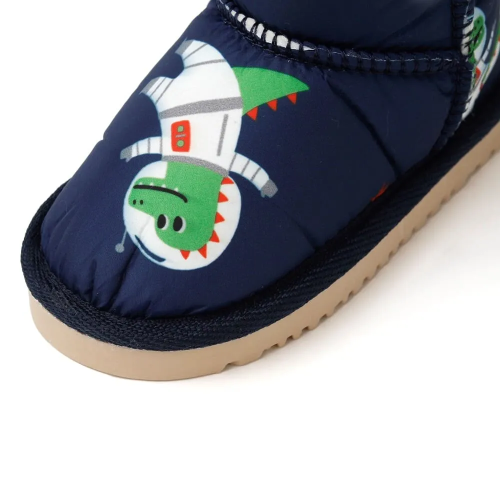 'Warm Space Dinosaur' Fleece Ugg Boots