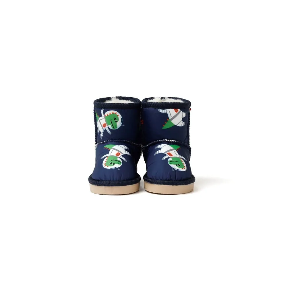 'Warm Space Dinosaur' Fleece Ugg Boots