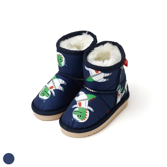 'Warm Space Dinosaur' Fleece Ugg Boots