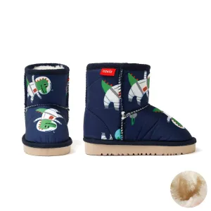 'Warm Space Dinosaur' Fleece Ugg Boots