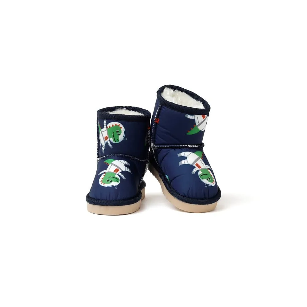 'Warm Space Dinosaur' Fleece Ugg Boots