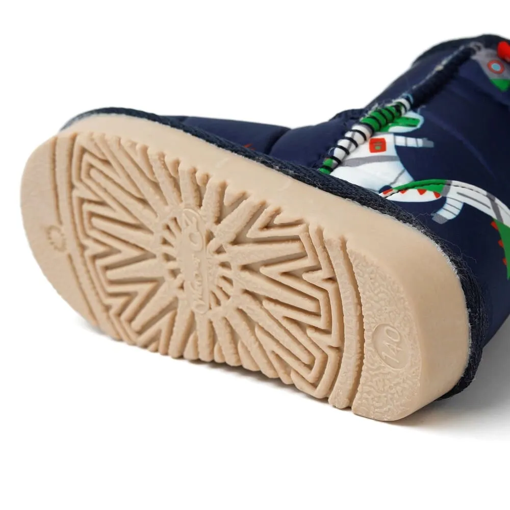 'Warm Space Dinosaur' Fleece Ugg Boots