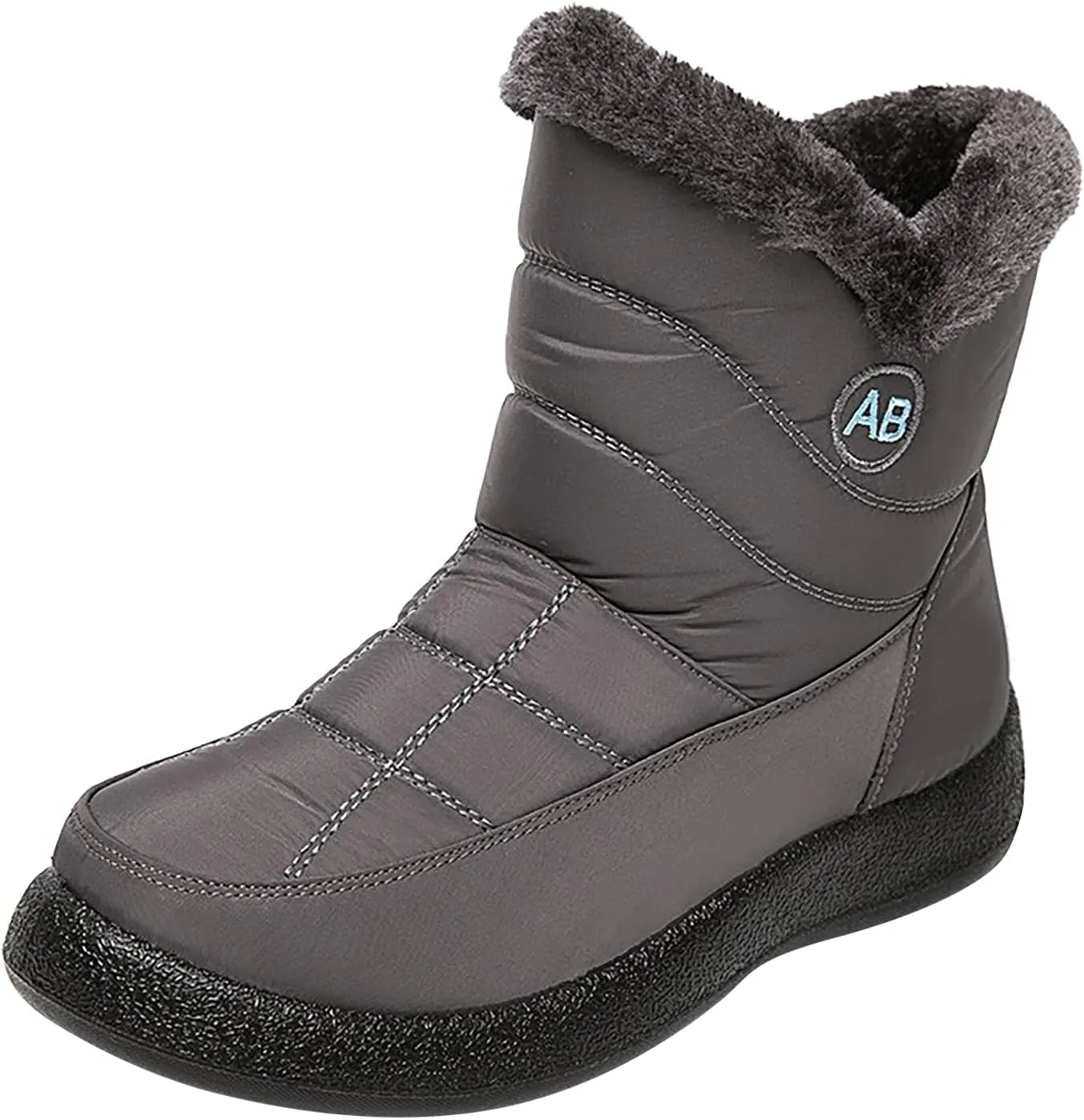 Waterproof Snow Boots for Women Cute Womens Black Snow Boots Slip on Womens Winter Boots 8.5 Wide Winter Snow Boots Womens Winter Hiking Boots Waterproof