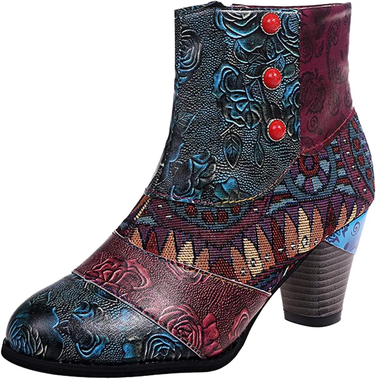 Wedge Ankle Boots Womens Western Booties Pointed Toe Ankle Boots Womens Heel Booties Women'S Ankle Boots & Booties Rhinestone Womens Booties Shoes Extra Wide Width