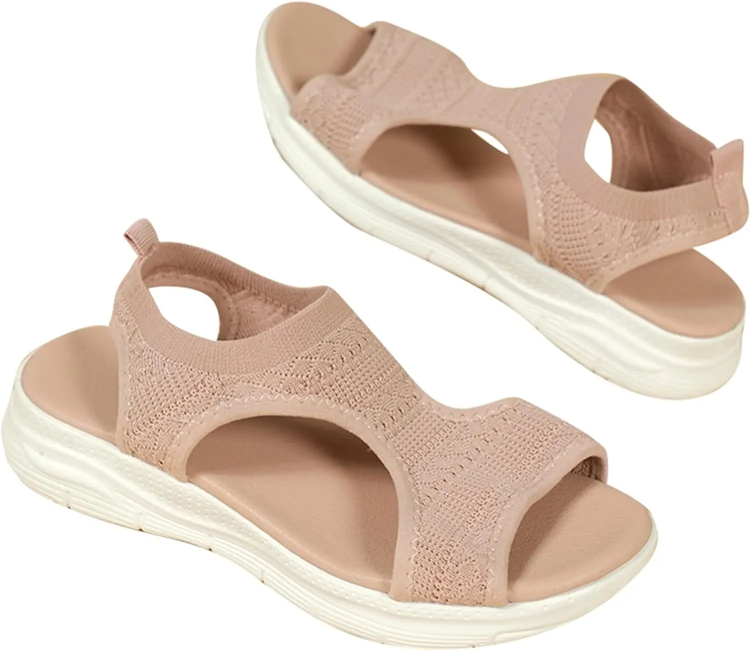 Wedge Sandals for Women Dressy 2025 Summer Casual Comfortable Walking Sandals Vacation Travel Beach Shoes