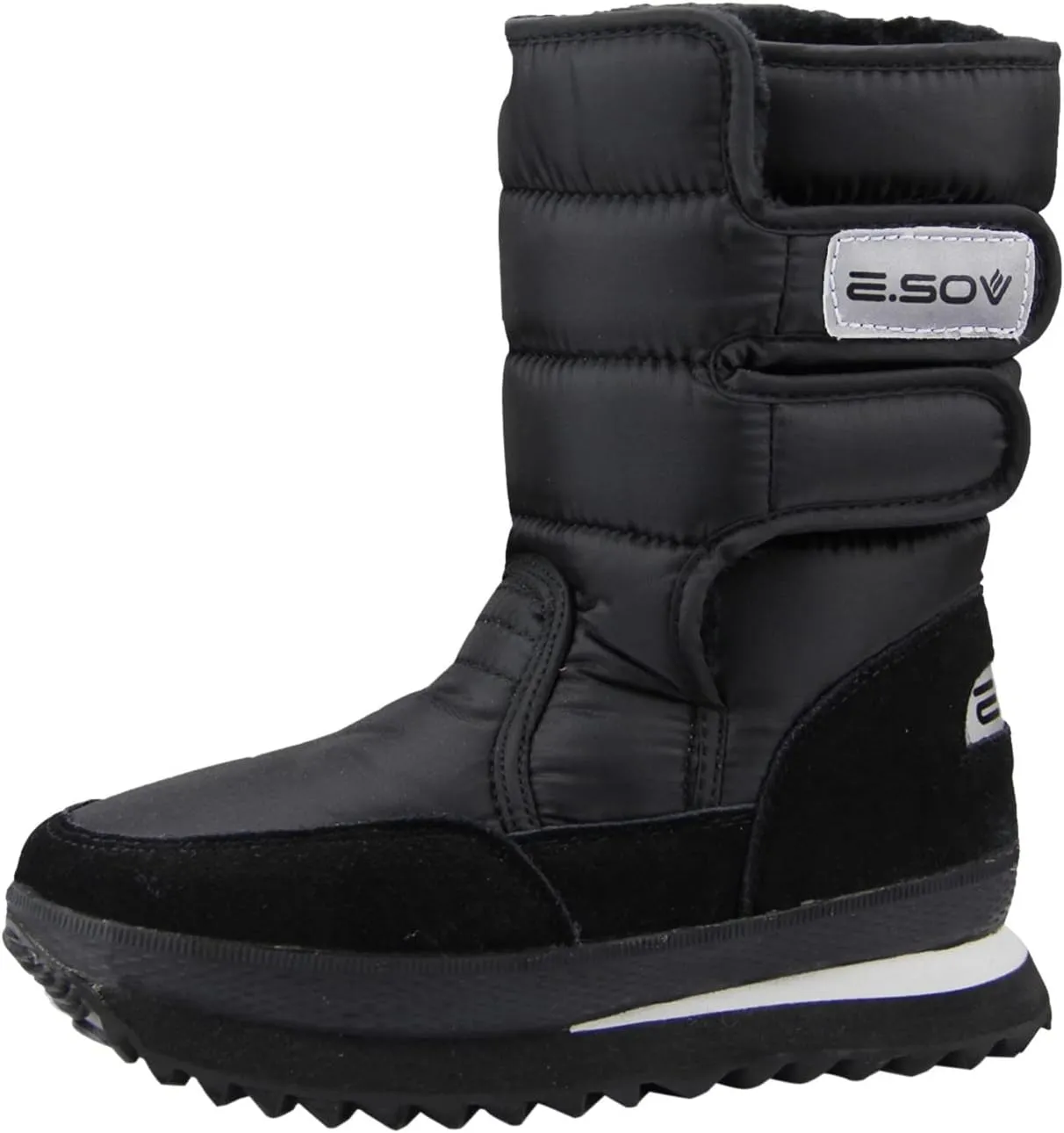 Winter Boots for Women Knee High Cowgirl Women's Winter Boots Waterproof Wide Width Winter Boots for Women Slip ons Zapatos De Nieve Snow Boots Wide Calf Women
