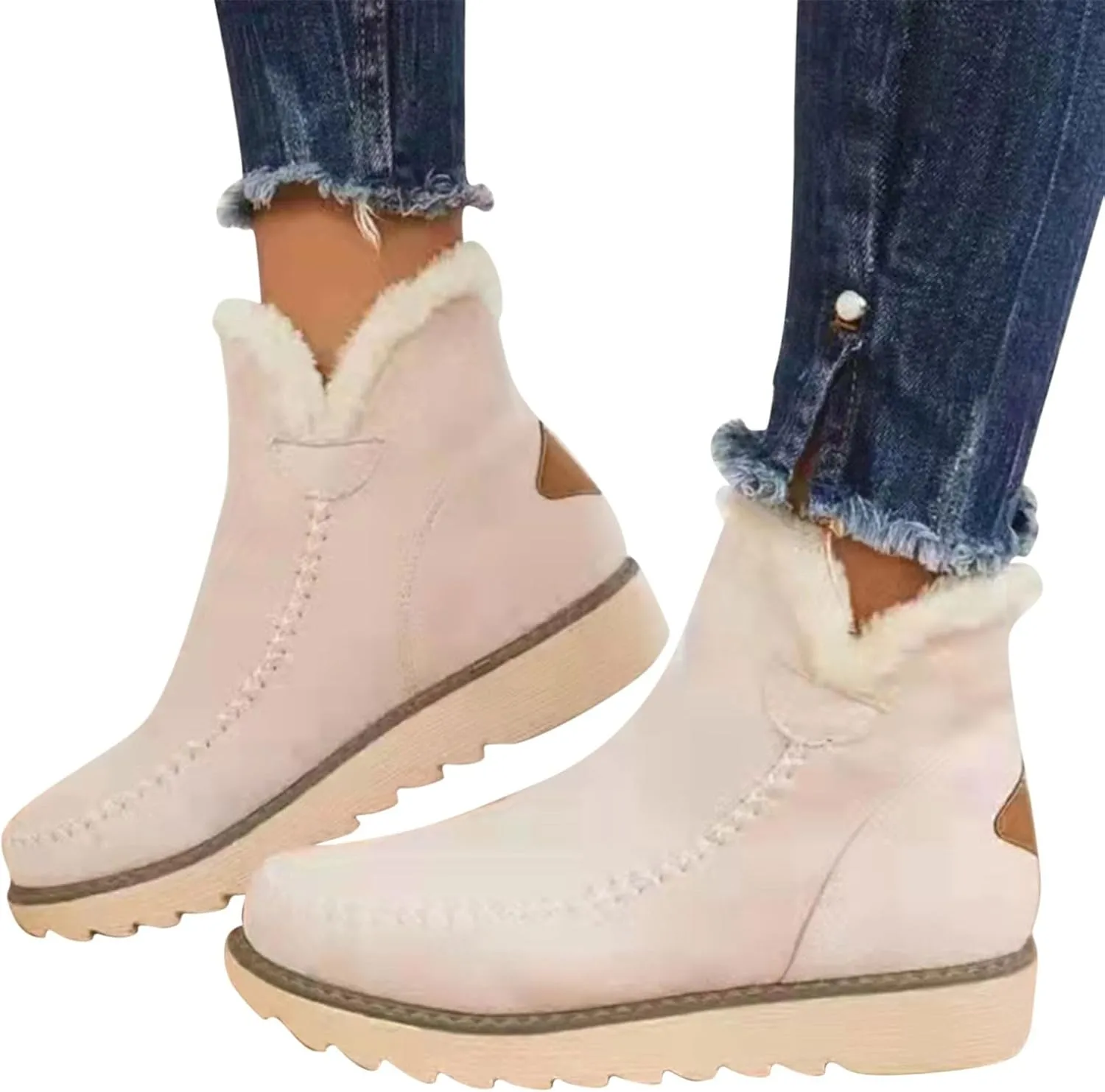 Winter Boots for Women Waterproof Snow Boot Size 8 Women Woman Winter Boots Ladies Waterproof Winter Boots Wide Botas De Frio Para Mujer Elegantes Con MoOs
