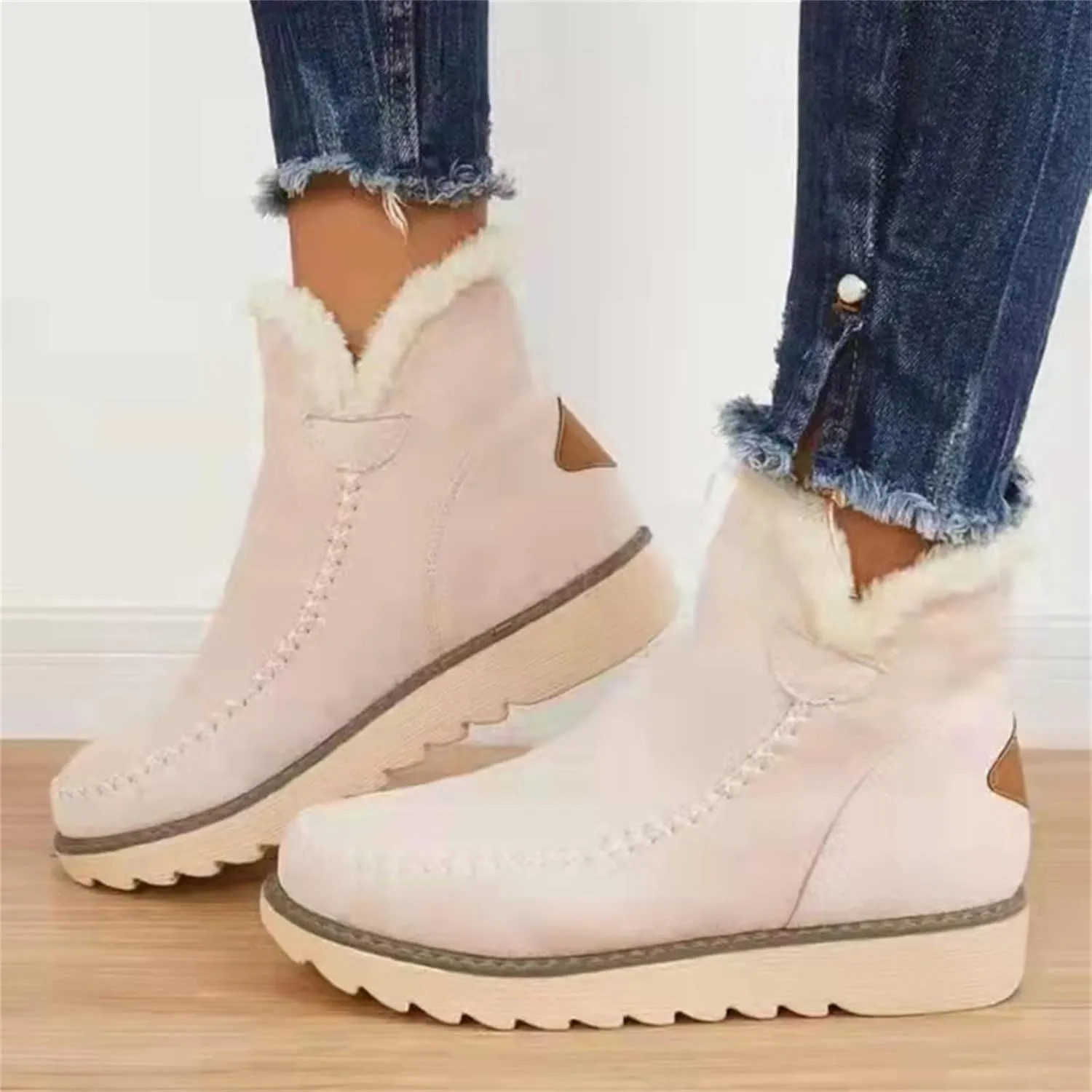 Winter Boots for Women Waterproof Snow Boot Size 8 Women Woman Winter Boots Ladies Waterproof Winter Boots Wide Botas De Frio Para Mujer Elegantes Con MoOs