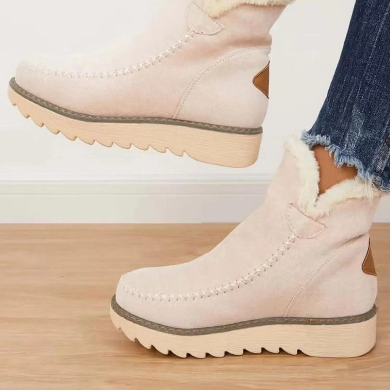 Winter Boots for Women Waterproof Snow Boot Size 8 Women Woman Winter Boots Ladies Waterproof Winter Boots Wide Botas De Frio Para Mujer Elegantes Con MoOs