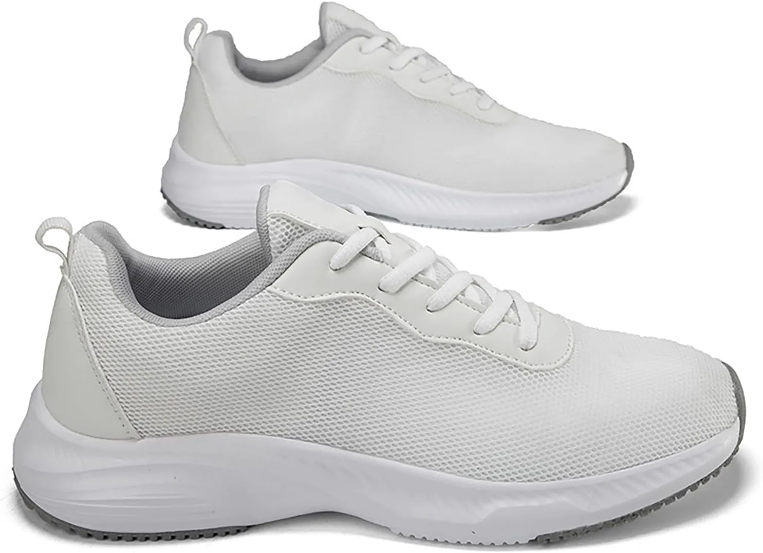 Women Gym Shoes Breathable Mesh Soft Platform Lace Up Sneakers Summer Casual Comfortable Non Slip Running Sport Shoes