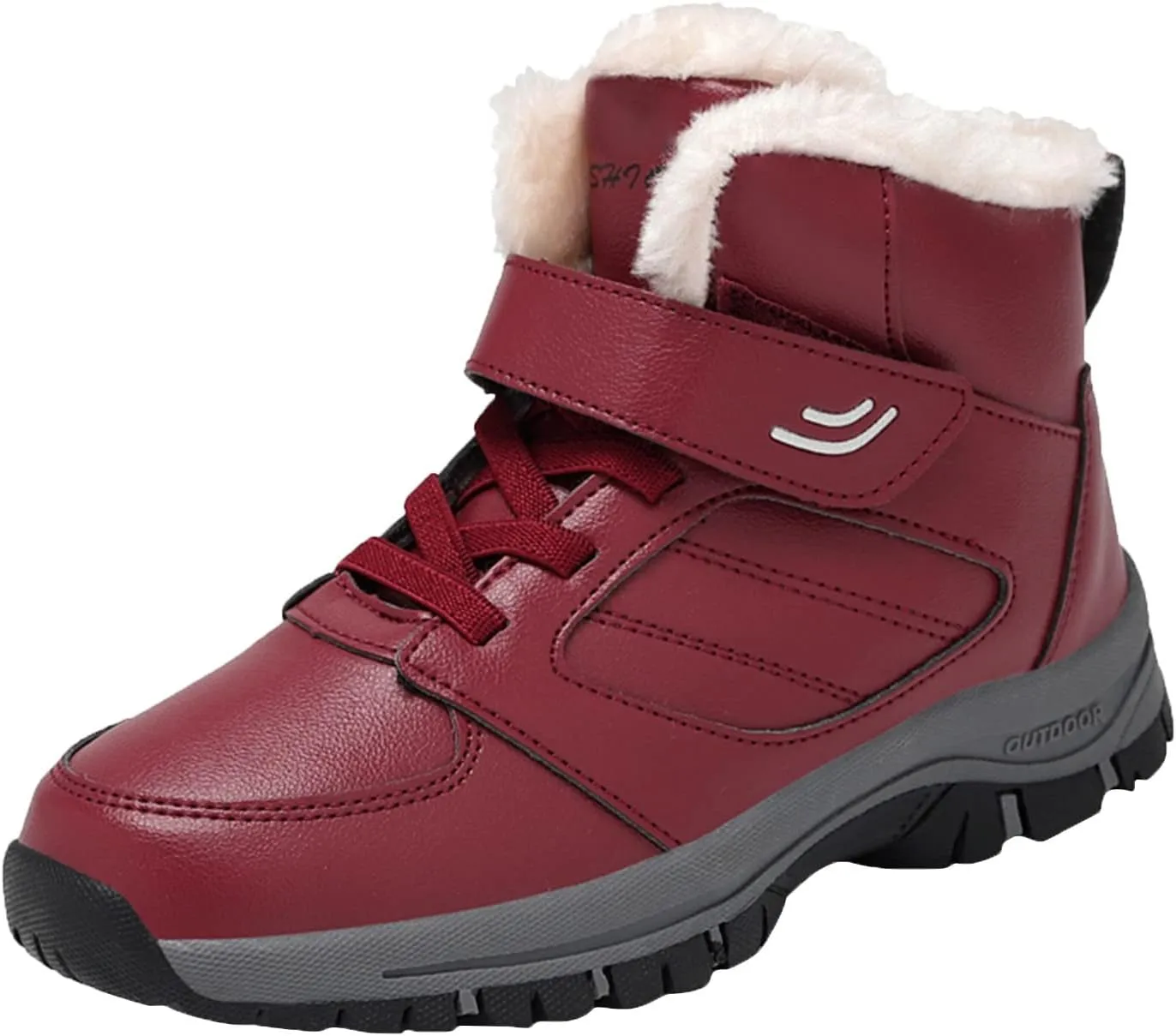 Women Snow Boots Winter Shoes Women Waterproof Snow Boots Size 7 Women's Winter Fur Lined Ankle Boots Waterproof Winter Boots for Women Waterproof Heels Botas De Invierno Modernas Para Mujer