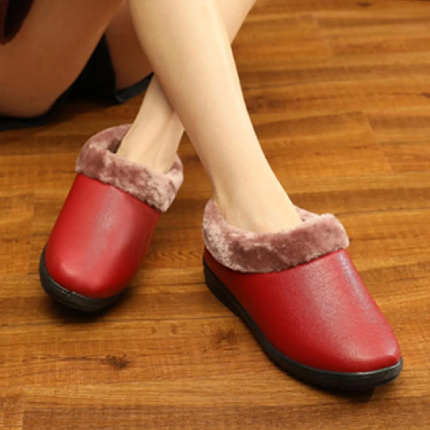 Women Winter Boots Waterproof Warm Waterproof Winter Boots for Women Wide Calf Ankle Winter Boots for Women Womens Fur Boots Women Waterproof Snow Boots Size 7 Early Prime of Day Deals 2024