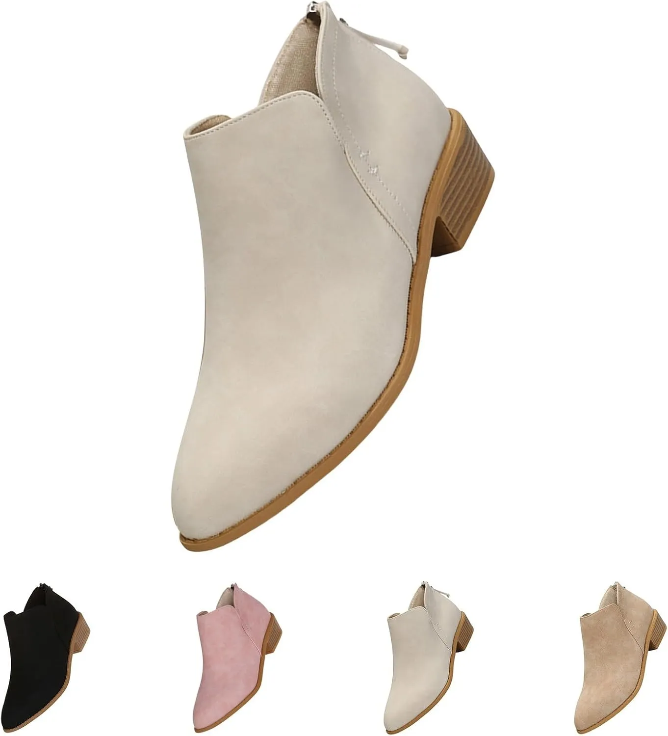 Womens Black Ankle Boots Botines Vaqueros Para Mujer Botas De Invierno Para Mujer Teacher for Women 2024 Womens Black Ankle Boots Arch Support Ankle Bootie for Women