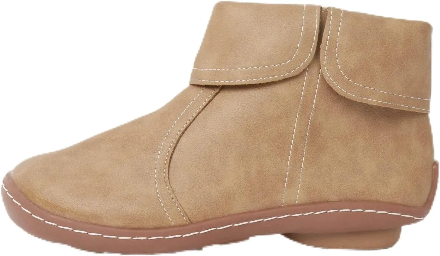 Women's Casual Boots Comfortable Women Low Heels Casual Boots Round Toe Low Heel Casual Comfortable Boots for Women